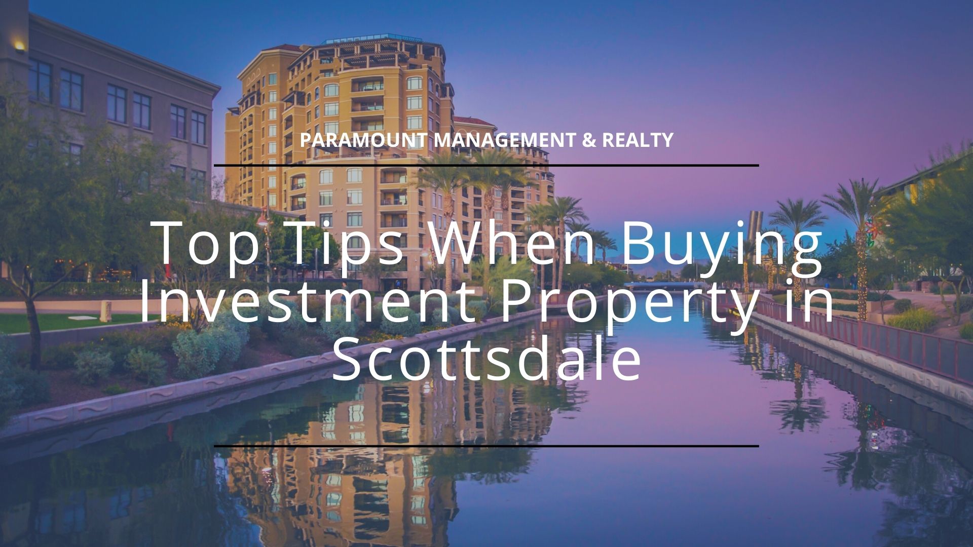 buying scottsdale property